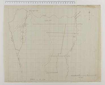141-2 Kaart van de grenzen in de Nieuwkoopse Plassen